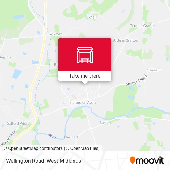 Wellington Road map