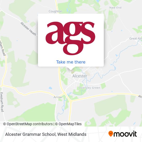 Alcester Grammar School map