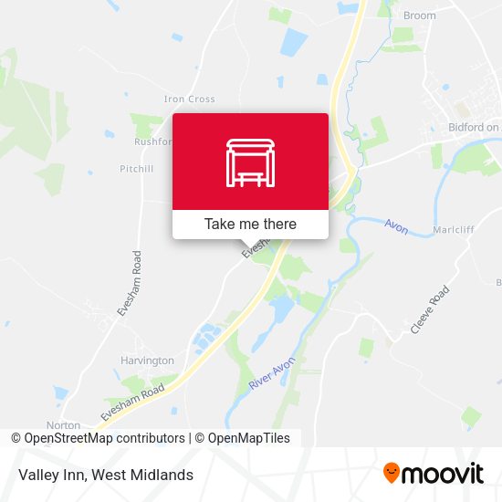 Valley Inn map