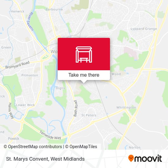 St. Marys Convent map