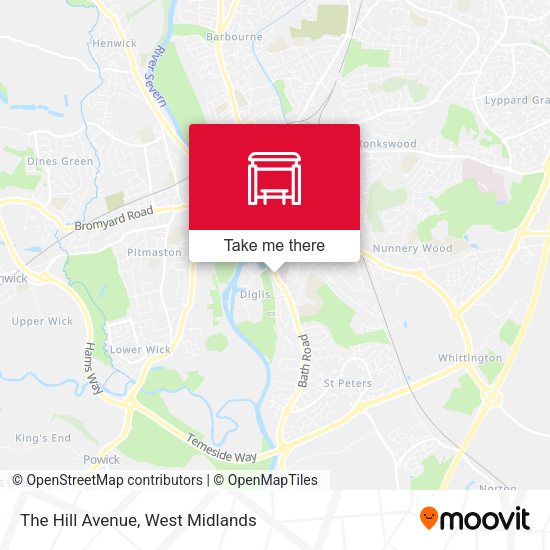 The Hill Avenue map