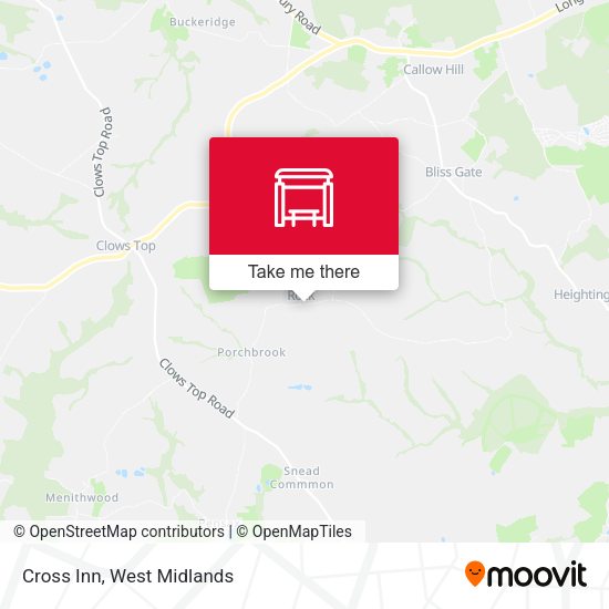 Cross Inn map
