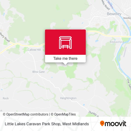 Little Lakes Caravan Park Shop map