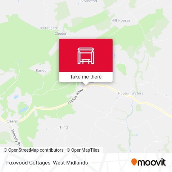 Foxwood Cottages map