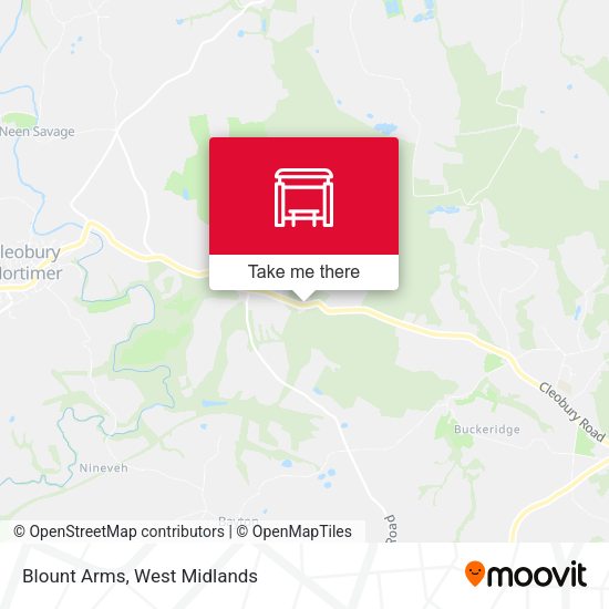 Blount Arms map