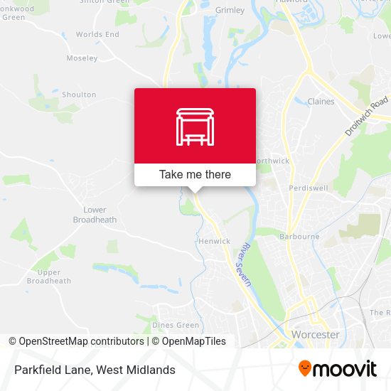 Parkfield Lane map
