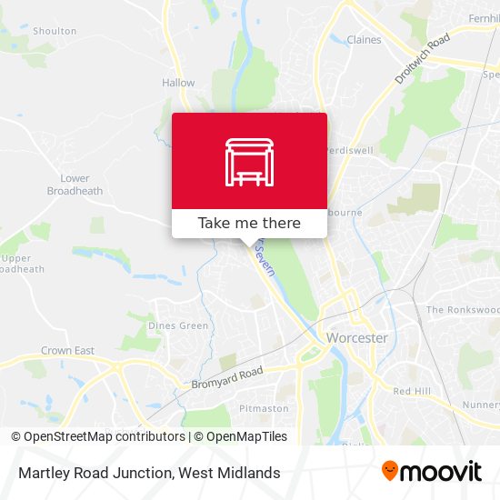 Martley Road Junction map