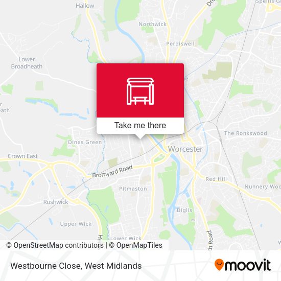 Westbourne Close map