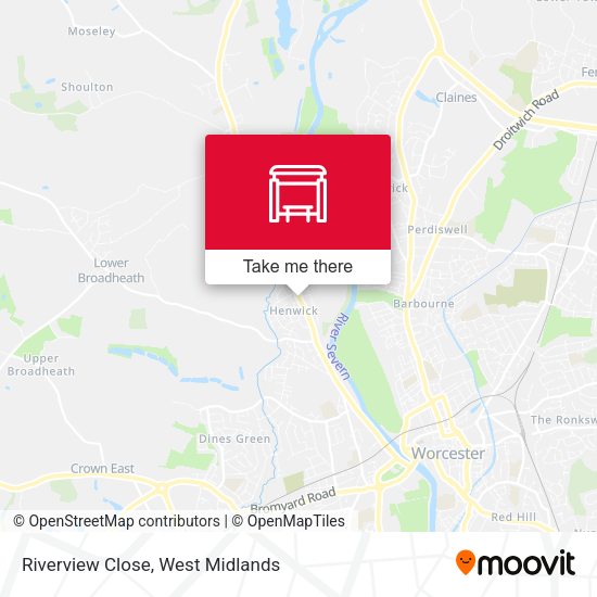 Riverview Close map