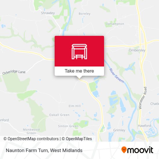 Naunton Farm Turn map