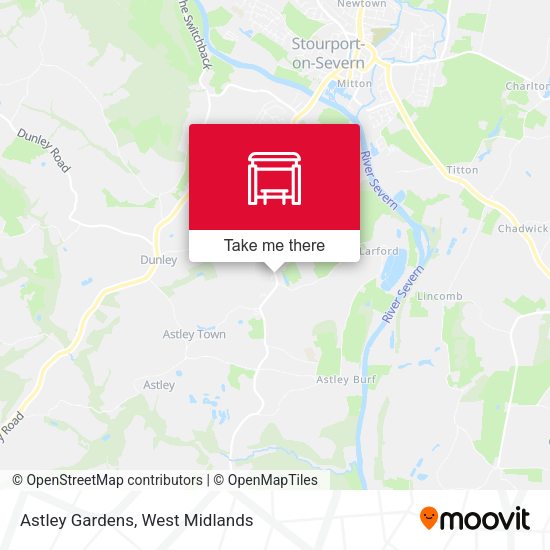 Astley Gardens map