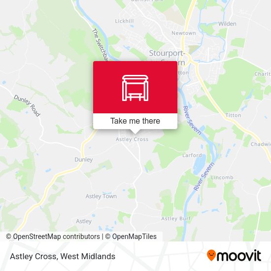 Astley Cross map