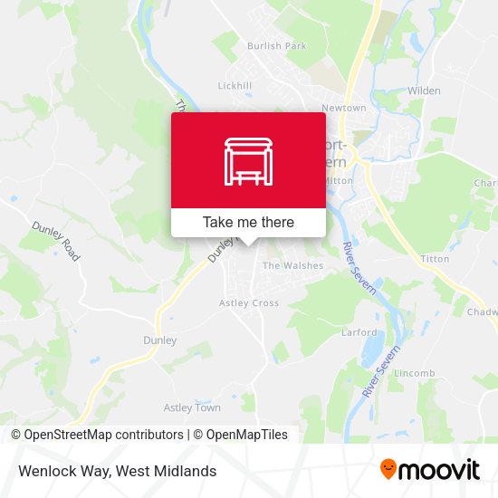 Wenlock Way map