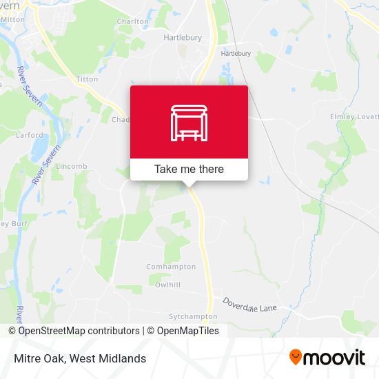 Mitre Oak map