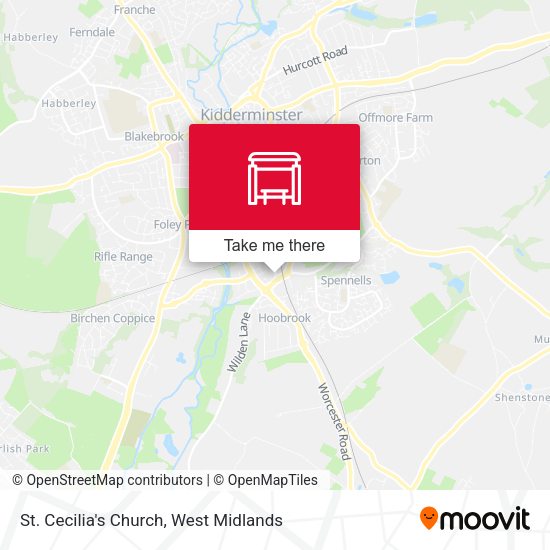 St. Cecilia's Church map