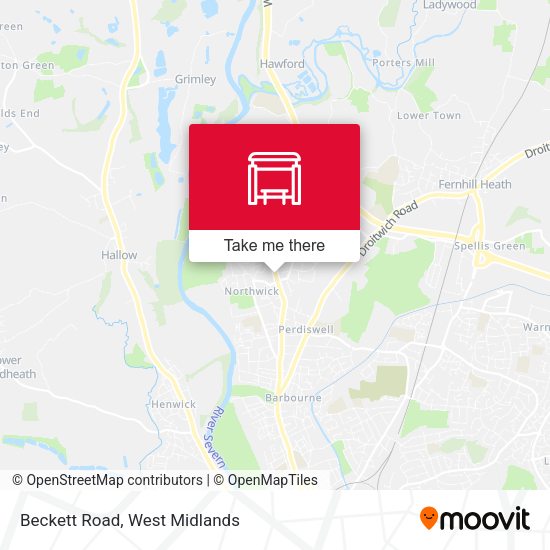 Beckett Road map