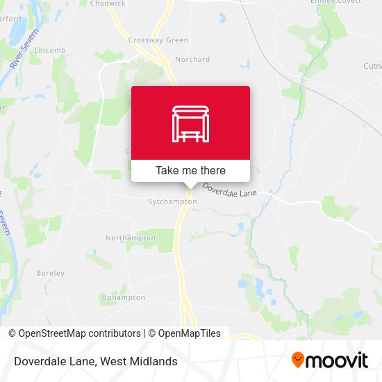 Doverdale Lane map