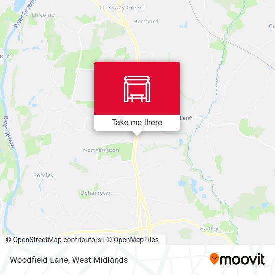 Woodfield Lane map