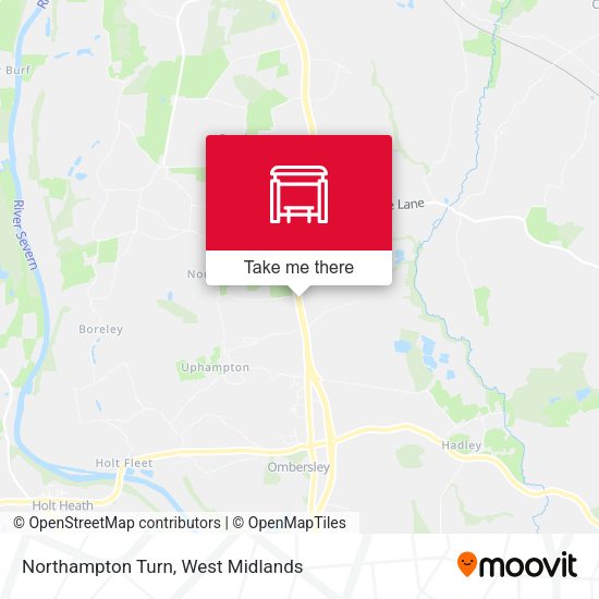 Northampton Turn map