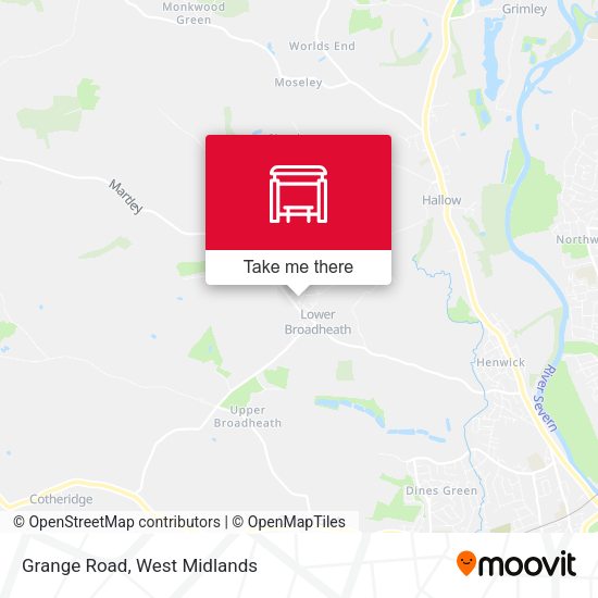 Grange Road map