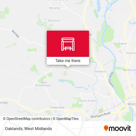 Oaklands map