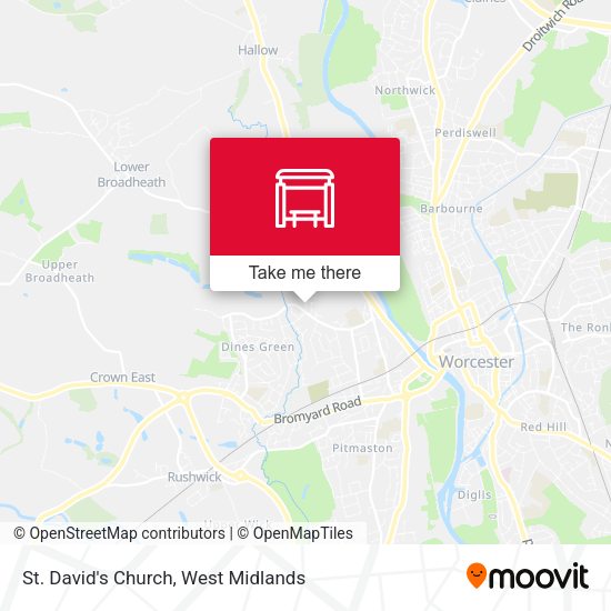 St. David's Church map