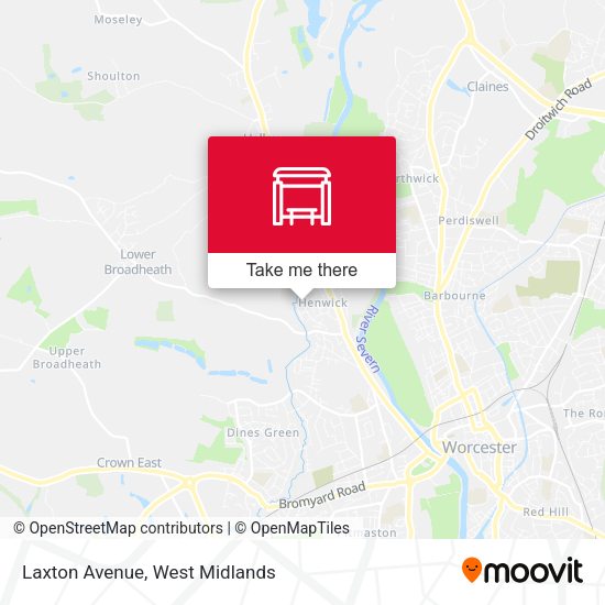 Laxton Avenue map