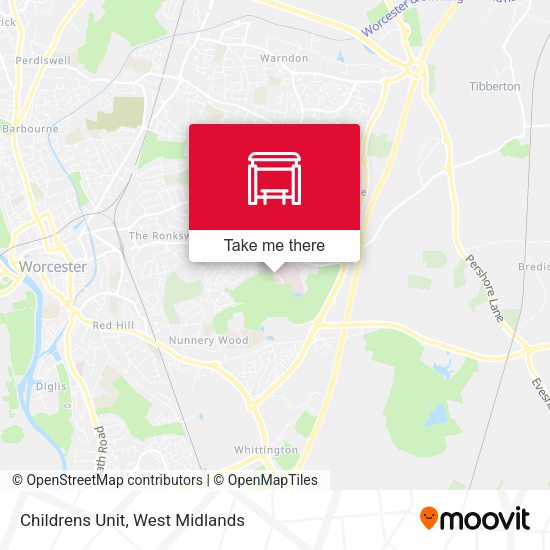 Childrens Unit map