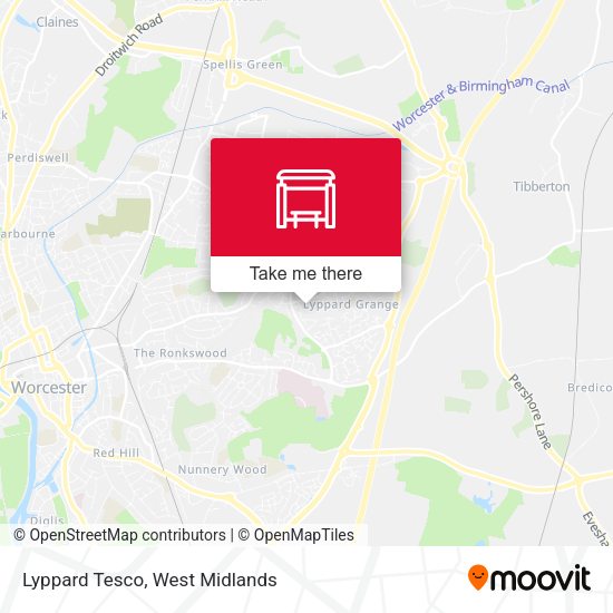 Lyppard Tesco map