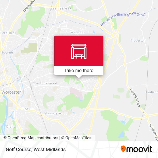Golf Course map