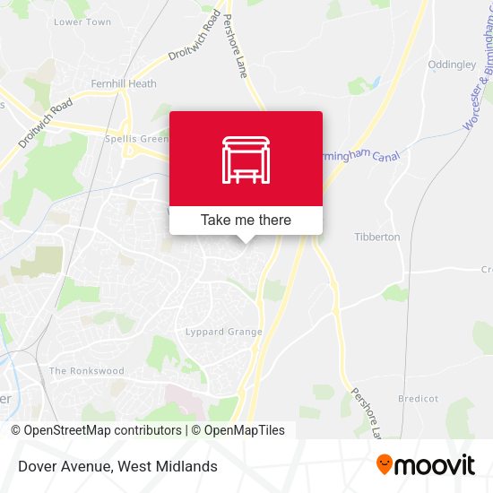 Dover Avenue map