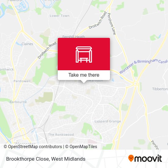 Brookthorpe Close map