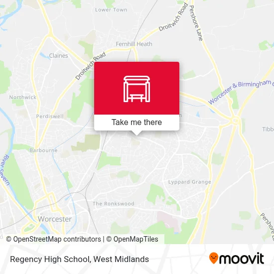 Regency High School map