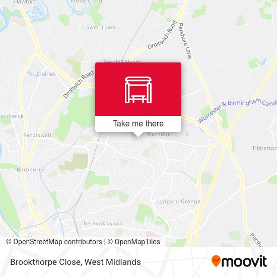 Brookthorpe Close map