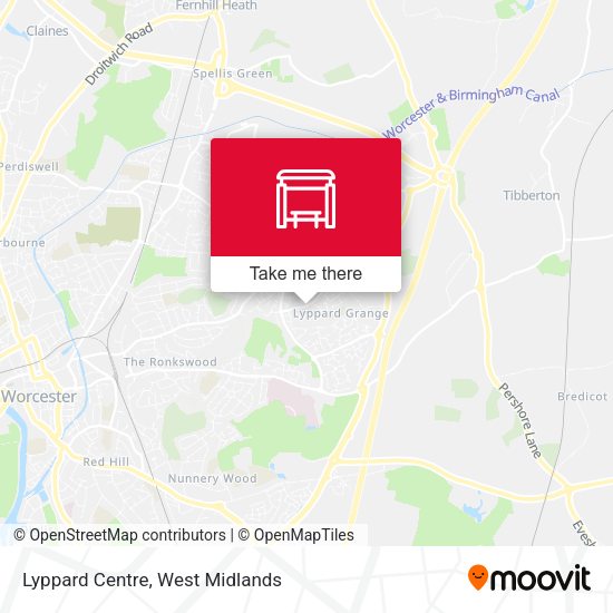 Lyppard Centre map