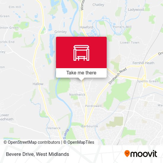 Bevere Drive map