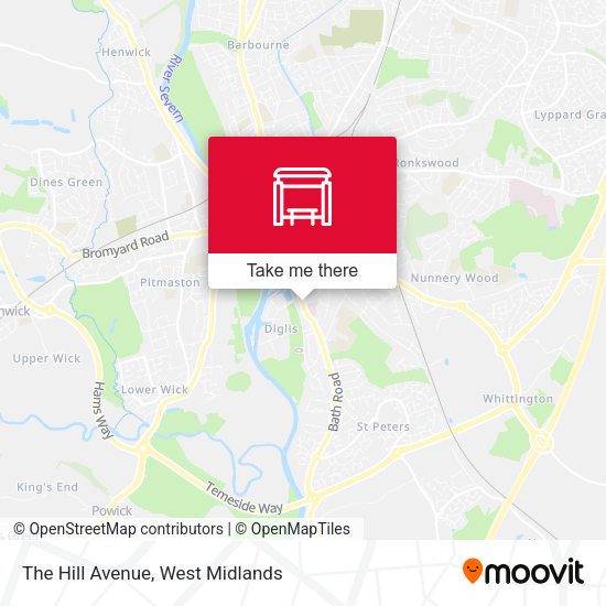 The Hill Avenue map