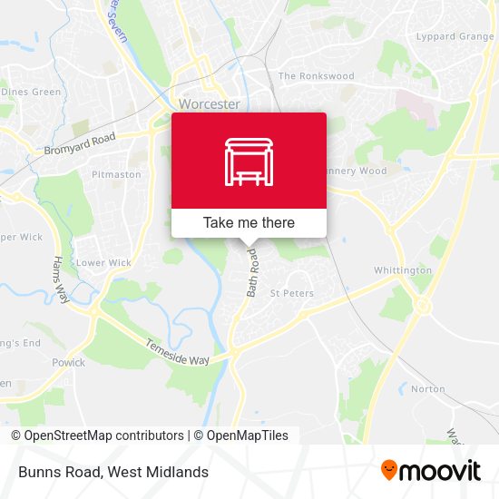 Bunns Road map