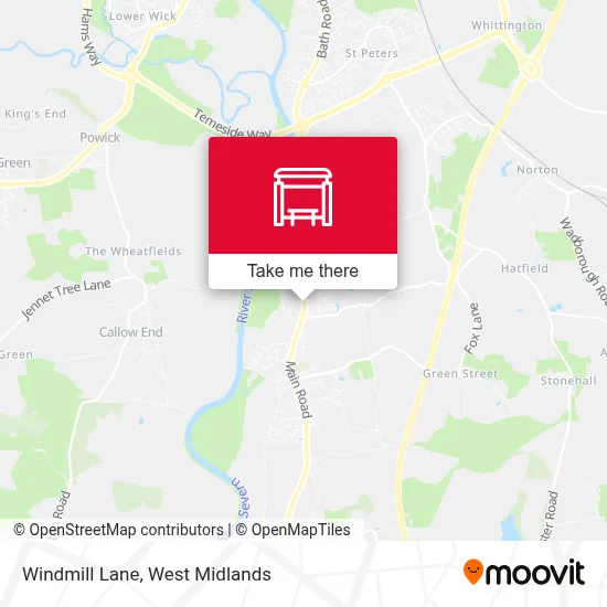 Windmill Lane map