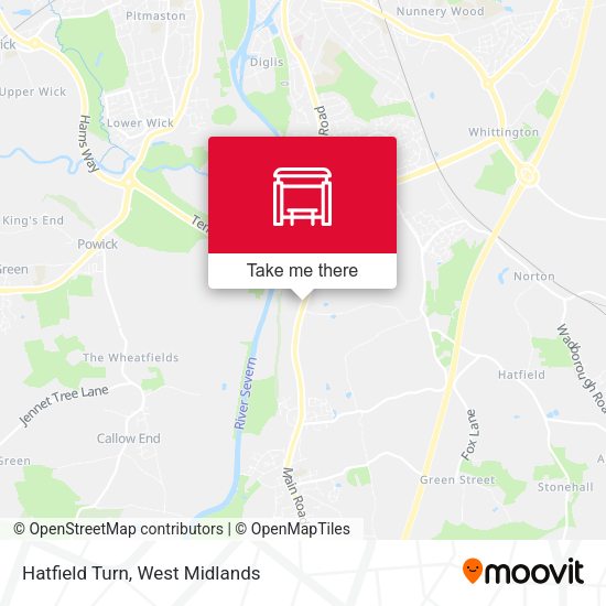 Hatfield Turn map