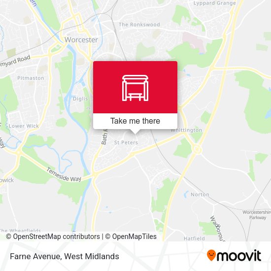 Farne Avenue map
