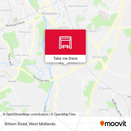 Bittern Road map