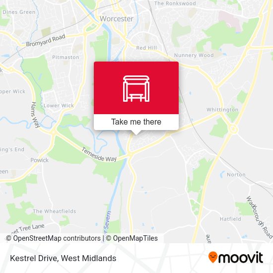 Kestrel Drive map