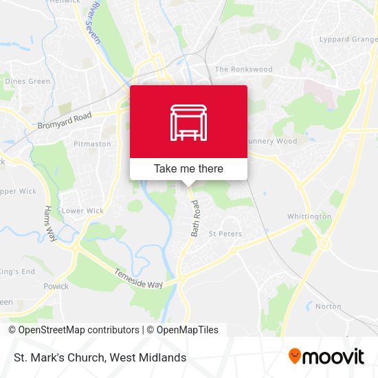 St. Mark's Church map
