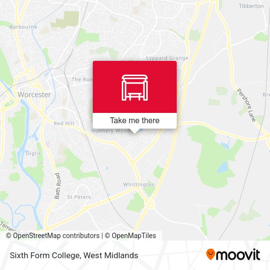 Sixth Form College map