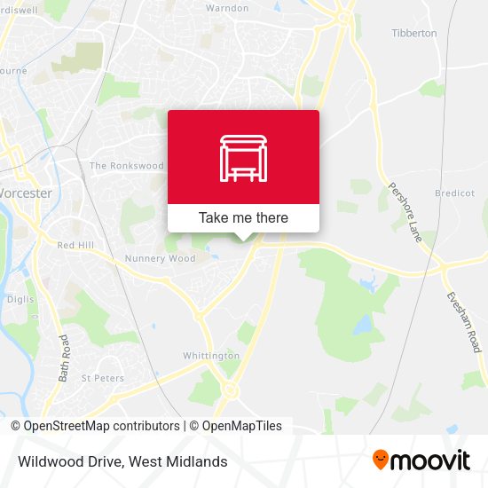 Wildwood Drive map