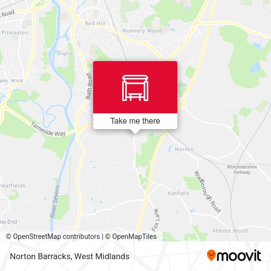 Norton Barracks map