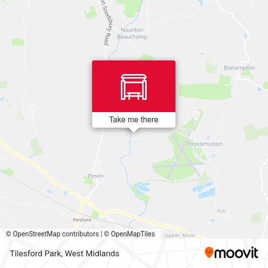 Tilesford Park map