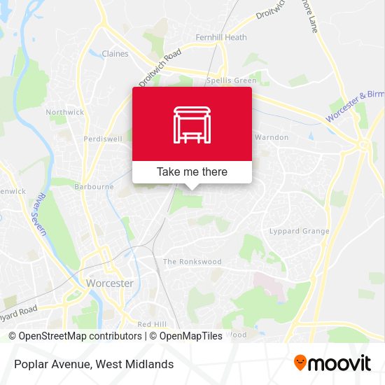 Poplar Avenue map