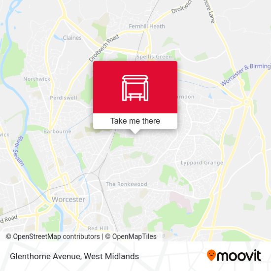 Glenthorne Avenue map